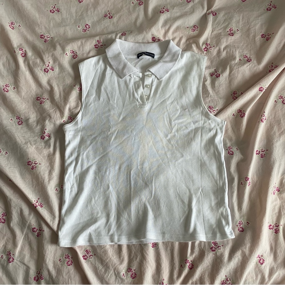 brandy melville white collar shirt